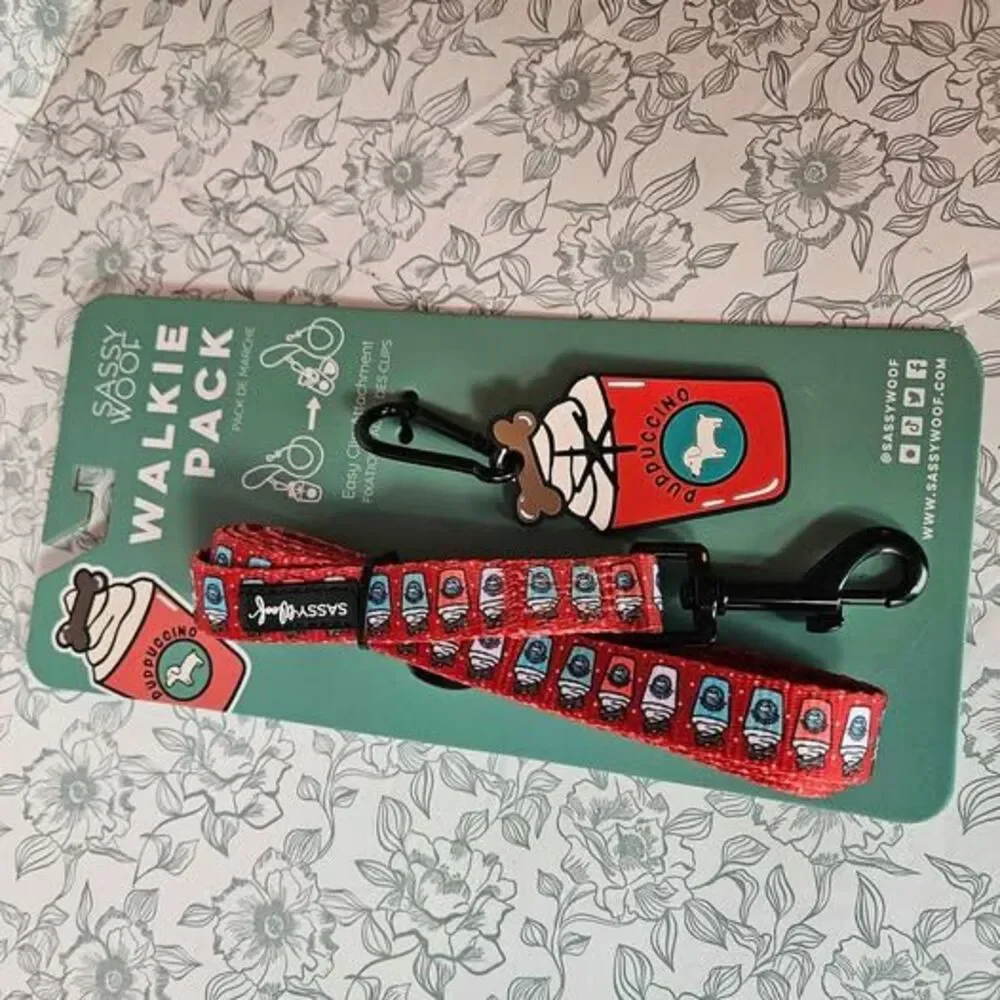 NEW Sassy Woof Leash & Potty Pal Combo